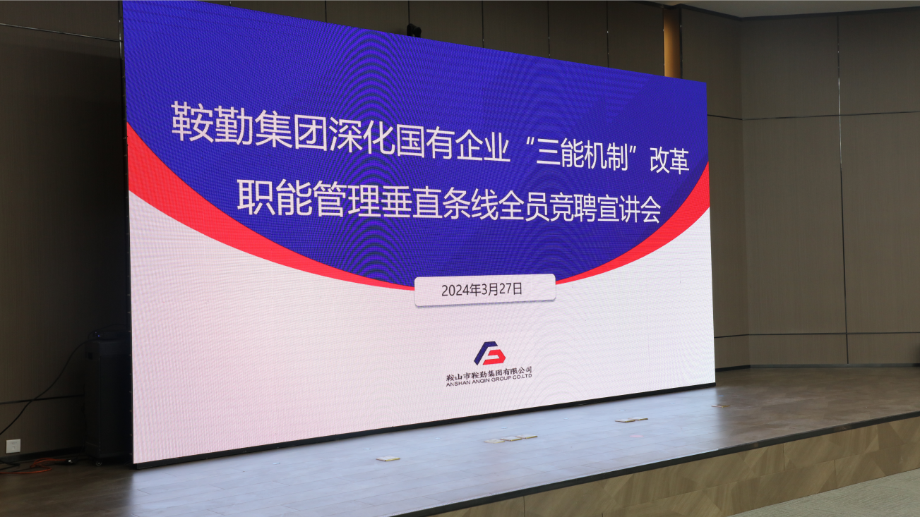 擔國企改革之任，行三能機制之責，走鞍勤振興之路